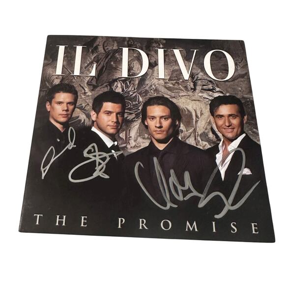 Il Divo Signed / Autographed CD Cover The Promise With COA - Picture 1 of 3